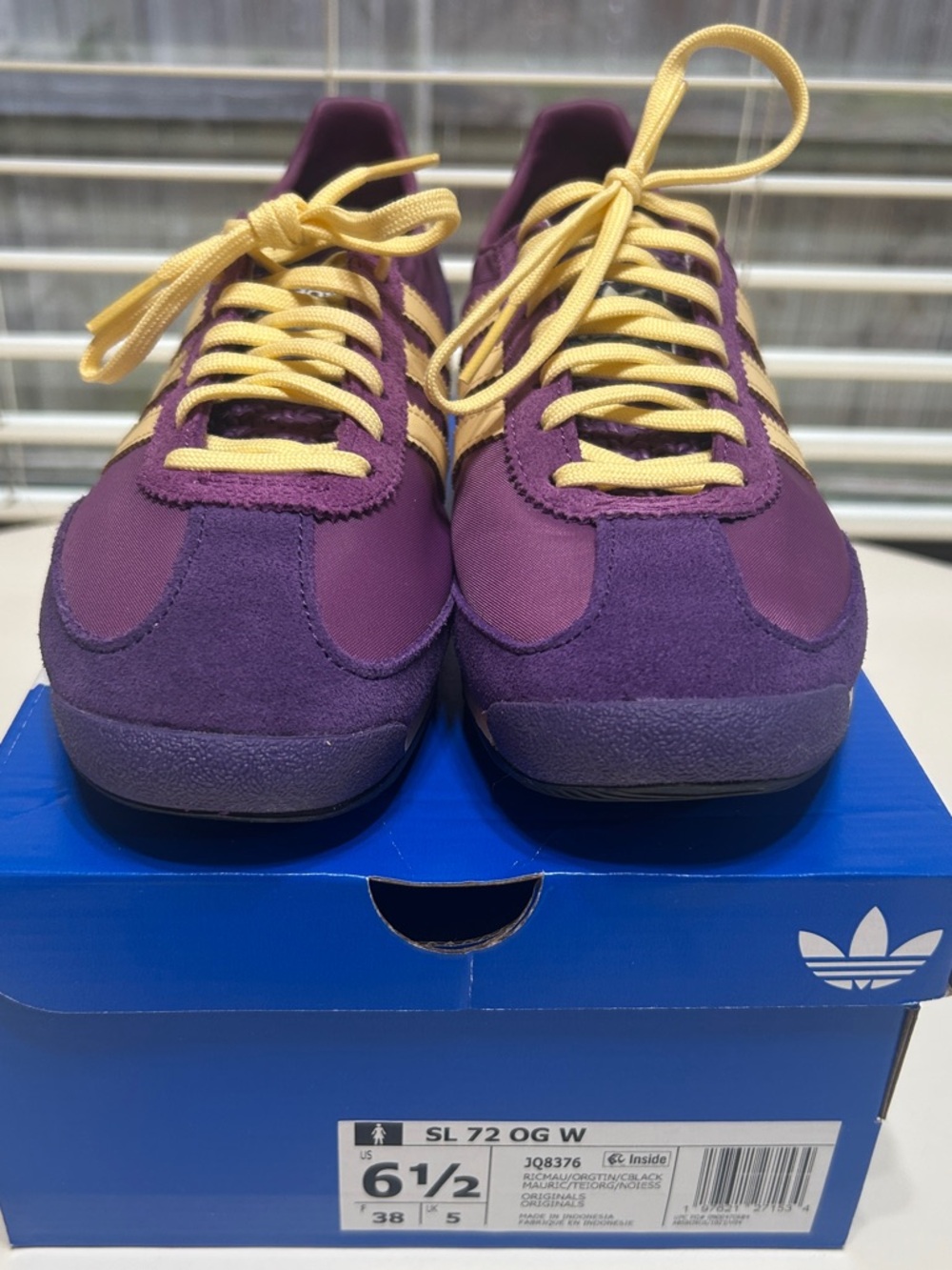 Adidas Originals SL 72 OG women's sneakers in "Rich Mauve" size 6.5W - Picture 3 of 7